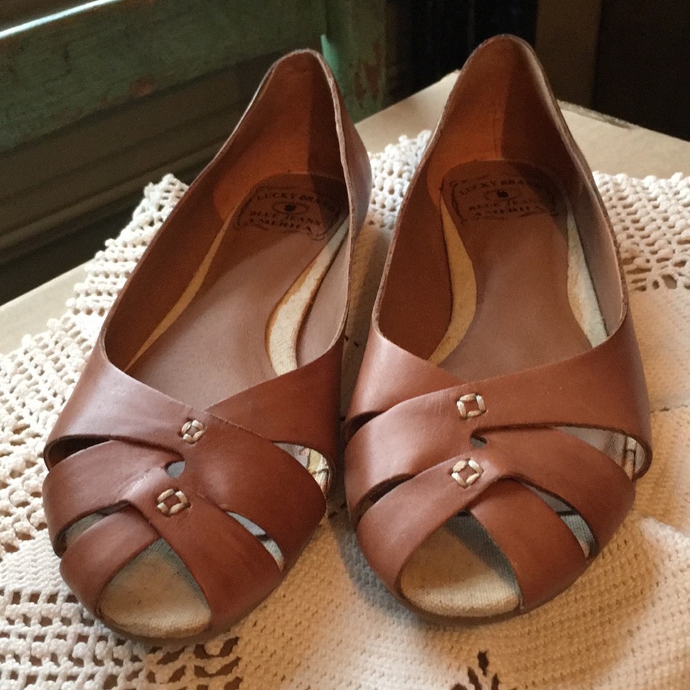 Lucky Brand Leather Flats